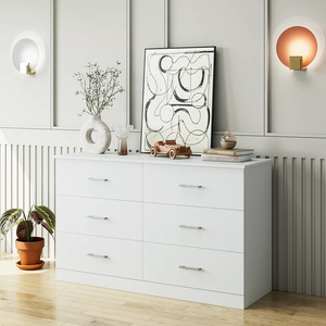 <span class=keywords><strong>Commode</strong></span> pliante de luxe en bois MDF pour chambre à coucher, meuble de rangement pour cosmétiques, vêtements de bébé, enfants et adolescents - Product Image 2