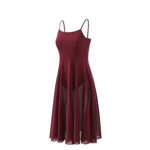 Falda de Baile Latino para Mujer, Tango, Salsa, Flamenco, Samba, Traje de Práctica para Competencia de Baile - Product Image 3