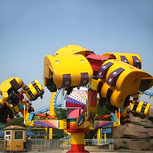 Gran Atracción de Parque de Diversiones al Aire Libre, Tormenta de Energía Extrema, Fabricada en Fibra de Vidrio, Metal y Acero, para Adultos, 15m de Diámetro, 24-40 - Product Image 5