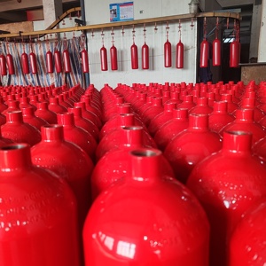 Preço barato & Fonte Fábrica De Fabricação 150BAR Aço Móvel Vermelho/Preto 10KG Extintor De <span class=keywords><strong>CO2</strong></span>/Extincteur/Extintores de incêndio - Product Image 2