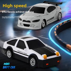 Mini voiture de course RC de drift, échelle 1:64, électrique, en plastique, voiture de poche de bureau, jouet pour enfants, cadeau pour garçons, transfrontalier - Product Image 3