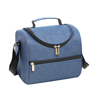 Sac isotherme portable pour 2 personnes, de haute qualité, personnalisé, en polyester épais, boîte à lunch pour le travail, sacs isothermes pour repas, logo personnalisé
