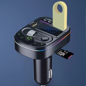 Car PD Fast Charge Dual USB Port Phone Charger BT5.0 <strong>Bluetooth</strong>-MP3 Player Wireless FM Receiver FM Transmitter - Product Image 3