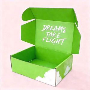 25x25x5cm Custom Corrugated Mailer <b>Box</b> - Embossed Logo Sweatshirt Packaging with Insert - Product Image 3
