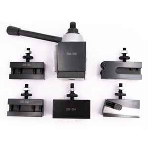 Italian/EuropeanLathe Machine Type Lathe Machine Piston Tool Holder Type <b>Quick</b> Change Tool Post 6pcs/set 250-200 - Product Image 5