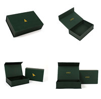 Caja Magnética en Forma de Libro de Cartón de Alta Calidad, Hecha con Materiales Ecológicos, Personalizable para Impresión y Logotipos