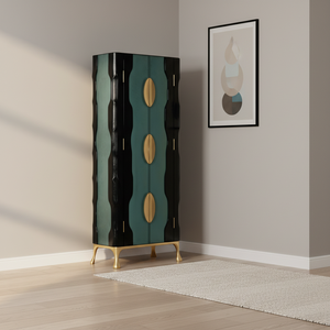 <span class=keywords><strong>Armoire</strong></span> de rangement haute en bois massif de luxe moderne <span class=keywords><strong>pour</strong></span> salon, avec design gain de place, <span class=keywords><strong>pour</strong></span> usage hôtelier - Product Image 5