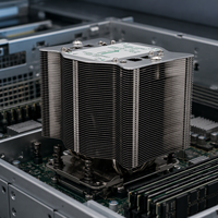 Dissipateur thermique actif pour processeur de serveur KYL4844-4UAI 4U pour AMD EPYC 8004 LGA4844 sTR5 Socket 350W TDP 92mm Ventilateur 4700RPM