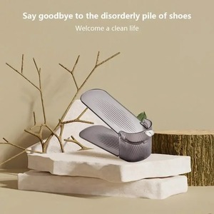Integrated Shoe Support Shoe Cabinet Storage <b>Rack</b> Shoe Storage <b>Rack</b> Space-saving Removable Double-layer Adjustable <b>Rack</b> - Product Image 5