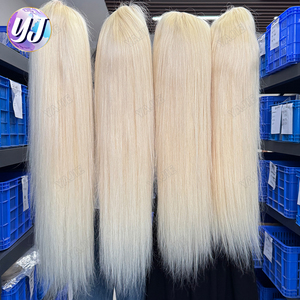 Perruques en cheveux humains 15A originales vietnamiennes, lisses <span class=keywords><strong>613</strong></span>, sans colle, avec dentelle transparente 13x4 13x6, cuticules alignées, vente en gros - Product Image 3