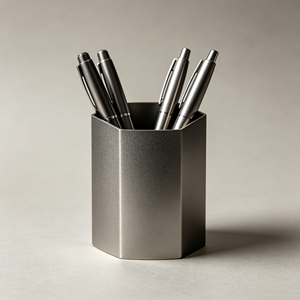 Soporte para Pluma Estilográfica de Acero Inoxidable y Latón Sólido, Mecanizado CNC Personalizado, Acabado Arenado, Soporte para Pluma de Caligrafía de Aluminio Anodizado - Product Image 3