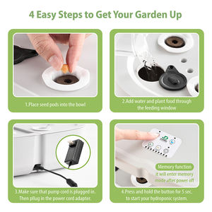 Smart <span class=keywords><strong>Click</strong></span> <span class=keywords><strong>Grow</strong></span> Smart Garden Indoor Pods <span class=keywords><strong>Grow</strong></span> Light Led Herb Garden Systèmes de culture hydroponique Pots de fleurs et jardinière de cuisine - Product Image 3