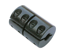 Accouplement en deux parties en acier inoxydable fendu avec collier de serrage rigide à rainure de clavette Accouplement à disque d'arbre flexible personnalisable OEM