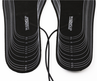 Semelles chauffantes USB rechargeables, semelles chauffantes électriques personnalisables pour l'extérieur | Camping | Ski | Chasse