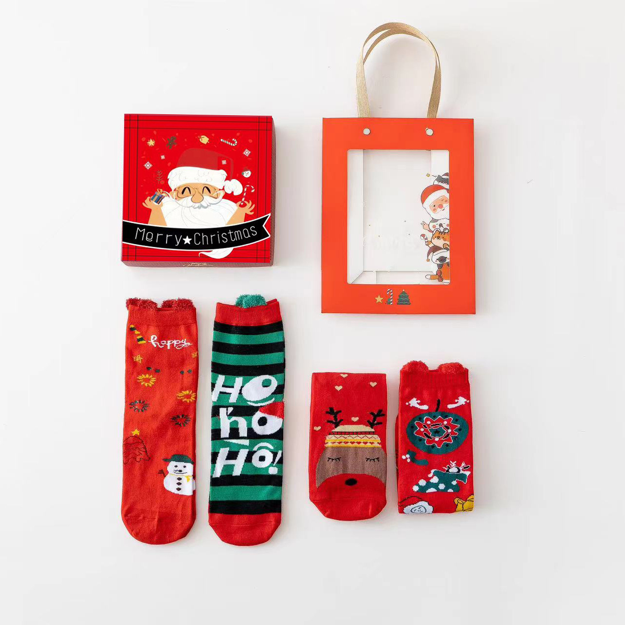 Red Snow Man I 1 box contains 4 pairs