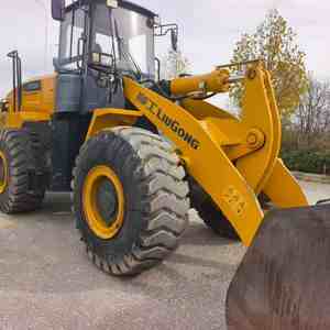 Gebrauchter SDLG Baggerlader 5 Tonnen mit Cummins Dieselmotor 2023 Traktorlader Kompaktlader für Bauarbeiten - Product Image 1