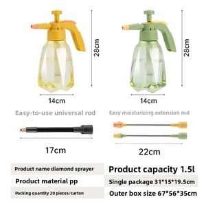 Pulvérisateur à pression d'air spécifique au jardinage, petite arrosoir domestique pour plantes succulentes, outil d'arrosage des fleurs, arrosoir - Product Image 6