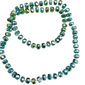 Cuentas de cristal artificial iridiscentes para pulseras, suministros para hacer joyas DIY, cuentas dispersas 99-124T - Product Image 4