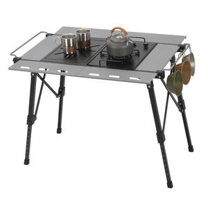 High Quality Outdoor <b>Bbq</b> Portable Lightweight Folding Aluminium Alloy Frame IGT <b>Table</b> With Storage Bag - Product Image 1