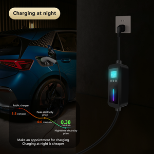 Vente en gros 3.5kw 7kw 11kw <span class=keywords><strong>22kw</strong></span> 16A 220V AC GB/T <span class=keywords><strong>Chargeur</strong></span> portable EV <span class=keywords><strong>Chargeur</strong></span> portable EV avec batterie <span class=keywords><strong>Chargeur</strong></span> solaire portable EV - Product Image 6
