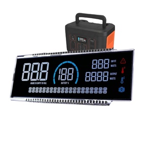 Lớn va Màn hình hiển thị màu đen tùy chỉnh đơn sắc phân khúc <span class=keywords><strong>LCD</strong></span> trắng LED Đèn nền 3.3V/5V lái xe điện áp cho màn hình - Product Image 2