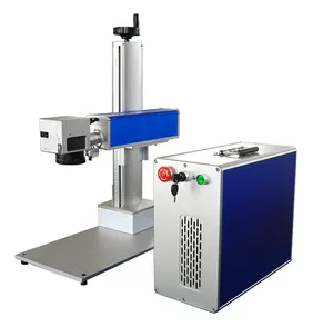 stable laser output power fiber plused laser low maintenance cost fiber split laser marking machine marking 3c electronics