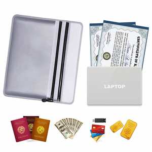 CUSTOM Premium <b>Fireproof</b> Custom Fire Resistant A5 <b>Document</b> Bag Money Storage Safety Fire Storage <b>Box</b> Factory Price Filing - Product Image 2