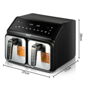 Nouvelle friteuse à air multifonctionnelle, circulation d'air à 360 degrés, réduction de la consommation d'huile, dernier modèle de l'usine, contrôle par écran tactile - Product Image 1