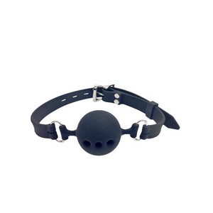 Orta boy pembe silikon yetişkin sahne seks oyuncakları SM esaret dişli tam silikon ağız Mouth ağız topu ile - Product Image 5