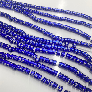 Donkerblauwe vogelsring Papegaaienring Agapornisring Verschillende maten 4 mm 4,2 mm 5 mm 5,5 mm 6 mm 6,5 mm 7 mm - Product Image 1