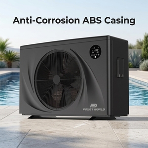 Pompe à chaleur air-eau pour piscine, 60Hz, R32, hybride solaire, pour usage domestique et hôtelier, technologie chinoise, garantie 2 ans, haute efficacité - Product Image 3