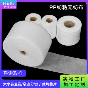 Rouleaux de tissu non tissé personnalisés 9-240g Noir Blanc à pois 100% Polypropylène Écologique Pour doublures de vêtements Norme ASTM - Product Image 5
