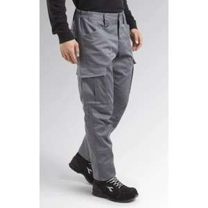 DIADORA UTILITY - 702.177649-75070/XL Pantalon cargo à quatre poches gris acier-PANTALON DE TRAVAIL EAN 8032521547490 - Product Image 2