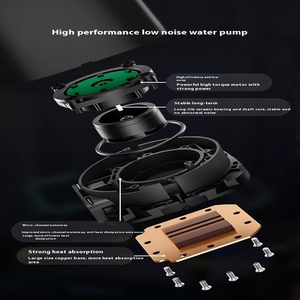 Radiador de Refrigeración Líquida para CPU DEEPCOOL LE720 Blanco de 360 mm de Buena Calidad, Ventilador ARGB de 4 Pines AM5 1700, Disipador de Calor de Cobre y Aluminio, 360 RGB para CPU - Product Image 4