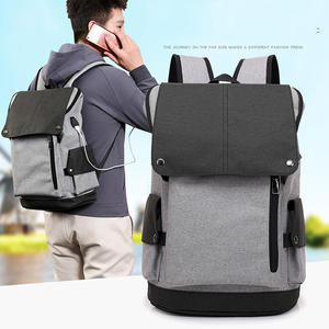 Sac à dos multi-poches personnalisé pour ordinateur d'affaires avec antivol pour hommes avec chargeur USB Sac à dos - Product Image 6