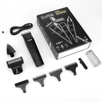 Lanumi 981 Tondeuse à cheveux professionnelle sans fil 3 en 1 pour hommes, alimentation USB, écran LED, petit kit de toilettage pour barbier