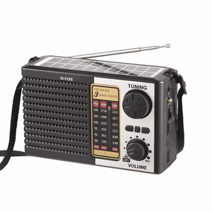 Radio solaire d'urgence portable multifonctionnelle sans fil BT AM FM SW avec lecteur de carte intégré, nouvelle vente en gros à succès - Product Image 6
