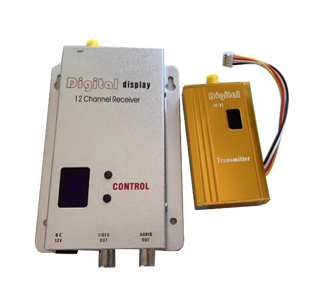 1.2Ghz 1.2G 8CH 1.5W 1500mw Wireless AV Sender TV Audio Video Transmitter Receiver for FPV Quadcopter RC Drone