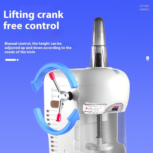 Mianmian Commercial Shaved Ice Machine for Milk Tea Dessert Hot Pot Shops Food Processing Machinery Part
