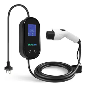 Zencar 10A BGT EV Carregador 2.2kW AU Plug Modelo D 220V nível 2 Rápido Portátil Carregador de Carro Do Veículo Elétrico Amp Ajustável Austrália