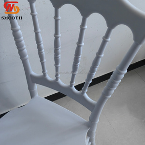 SMOOTH 2026 Classic White PP Wedding Banquet <b>Chair</b> Wholesale Easy Storage Hotel Reception Plastic Event <b>Chair</b> - Product Image 4