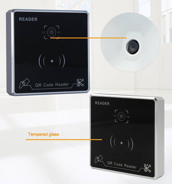 Fondvision Door Access Control System Security Barcode QR Scanner NFC  Wiegand 26/34 IC Reader QR Code RFID Access Control