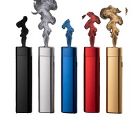 Briquet USB rechargeable en gros d'usine, type C, coupe-vent, à arc plasma, en métal, avec logo personnalisé, le plus vendu, en stock