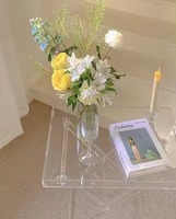 TikTok kundenspezifisch pop modern faltbar acryl tisch kaffeetisch