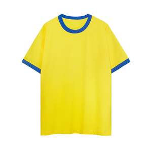 เสื้อยืดคอกลมทรงเข้ารูปพรีเมียมปี 2026 ผ้าริบเนื้อหนัก 100% คอตตอน แขนสั้น แห้งเร็ว สำหรับผู้ชาย - Product Image 1