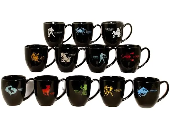 Đáng Yêu Món Quà Sinh Nhật 12 Cái/Bộ Mini Men Gốm Zodiac Mugs