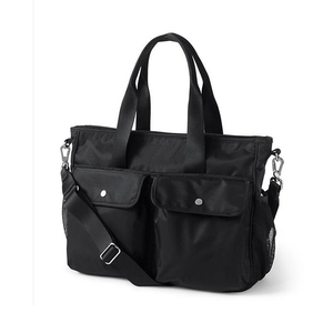 High Grade Durable <strong>Black</strong> Handbag Nylon Diaper <strong>Bag</strong> Tote Baby Products Organizer <strong>Bag</strong> Infusion Pump <strong>Bag</strong> <strong>Nappy</strong> Change Organizer - Product Image 1