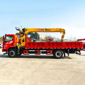 Dongfeng 4x2 פלדה קטנה/חומר להרים מותאם אישית 5 8 טון משאית עם מנוף - Product Image 4