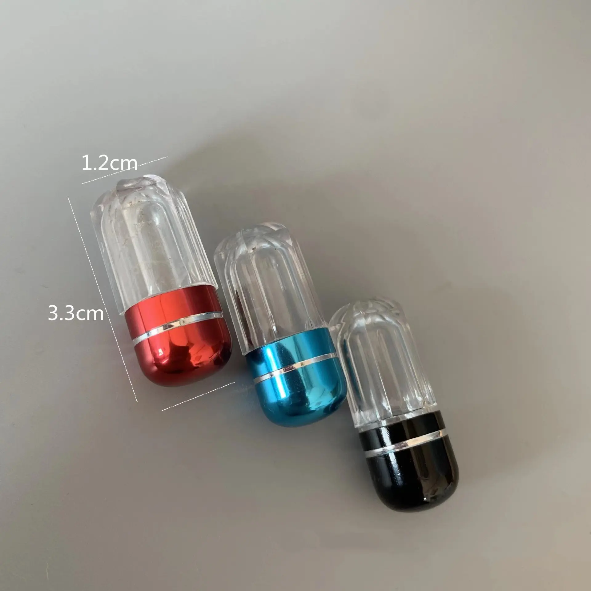 3ml Mini Pille Flasche Kapsel Plastik flasche Gesundheits produkt Flasche mit Gewinde kappe
