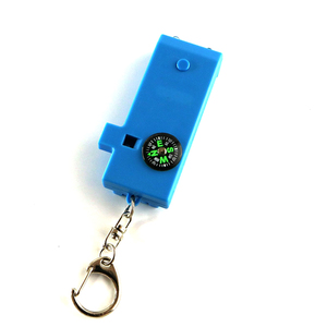 Sifflet <span class=keywords><strong>5</strong></span> en 1 haute performance pour la randonnée, le camping, la navigation de plaisance, avec boussole, lumière LED et fonction télescope - Product Image 5